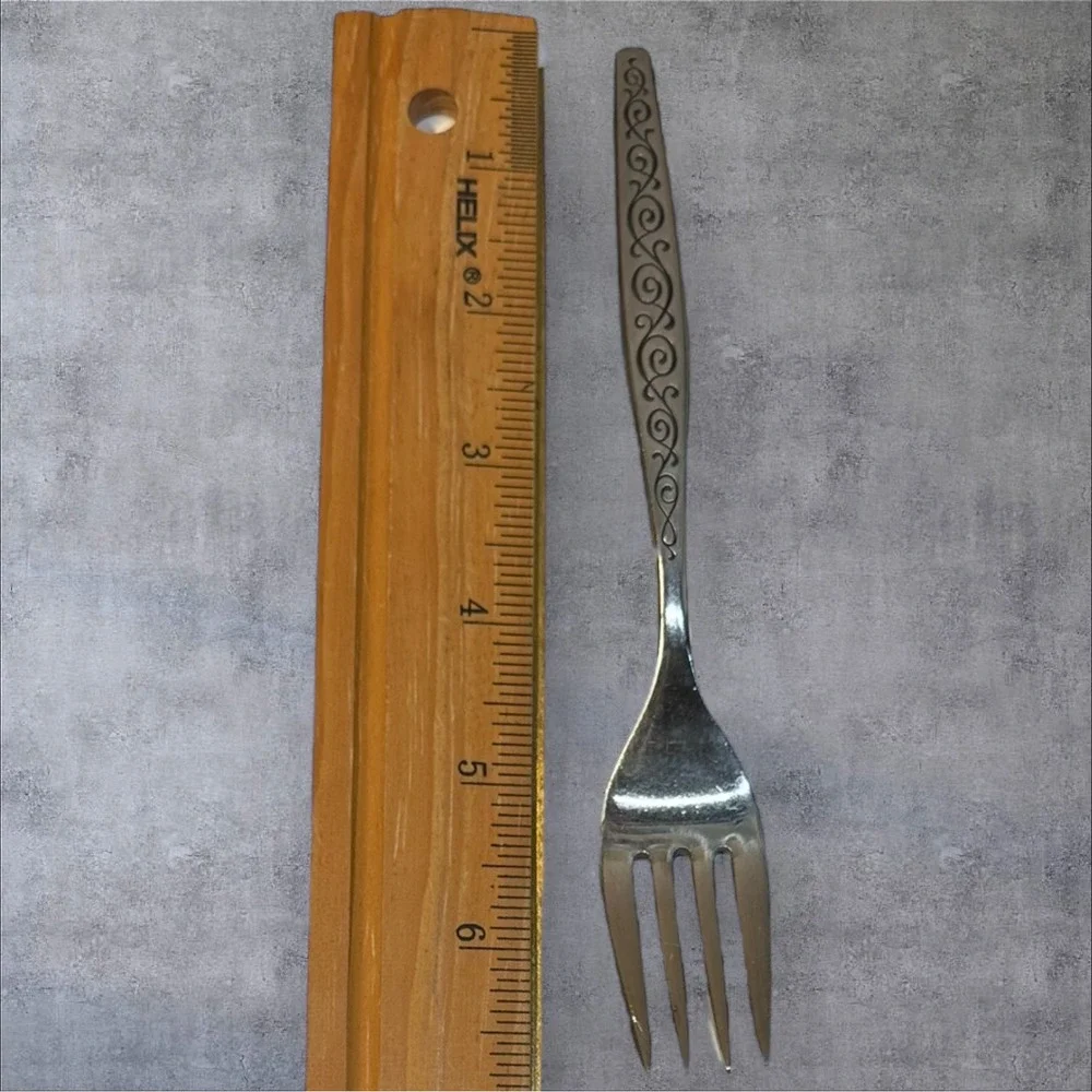 Lot of 7-Gorham SPANISH SCROLL Silver Stainless Replacement‎ Spoons/Forks